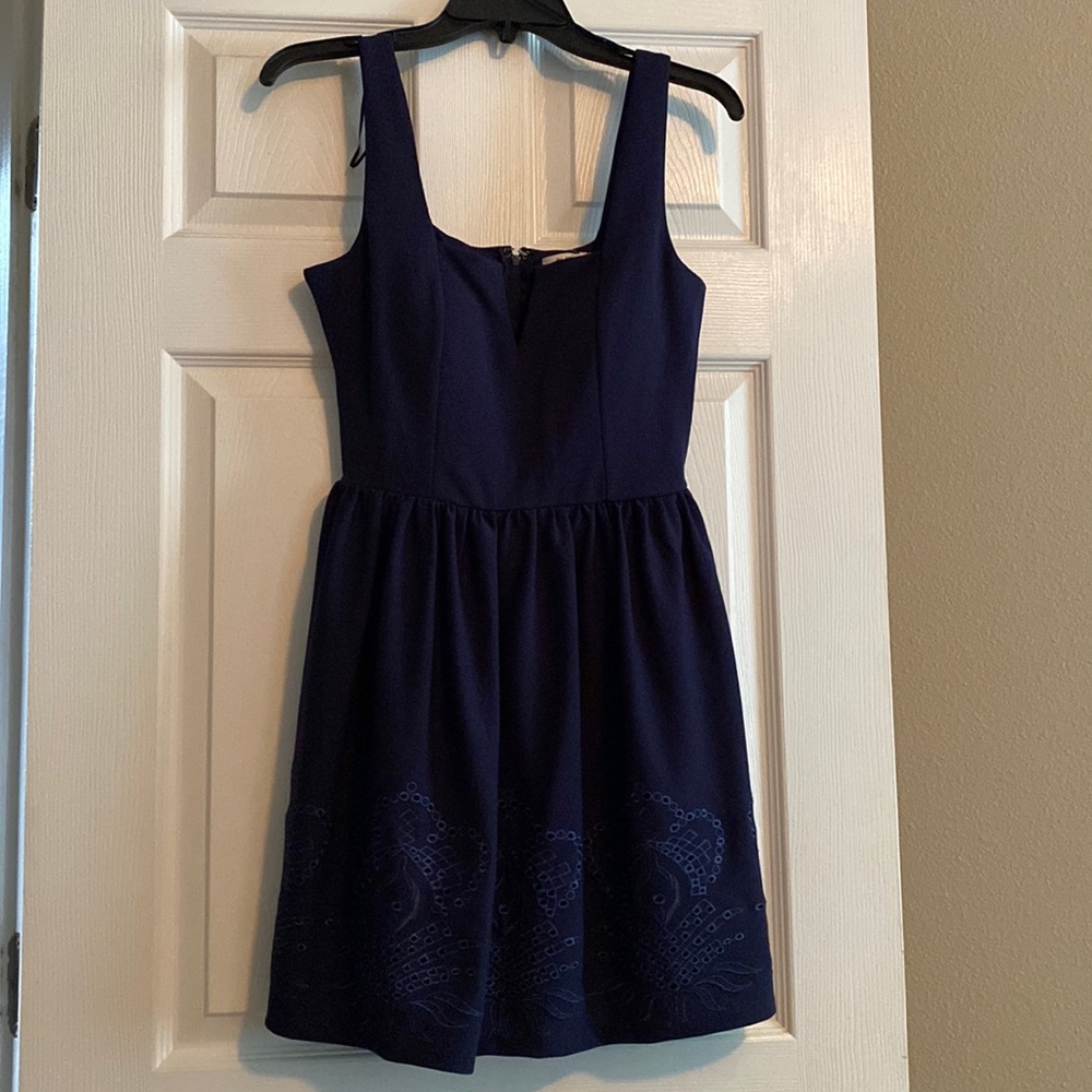 Navy Blue Cocktail Dress